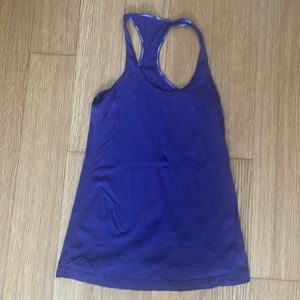 Lululemon purple racerback tank top “nulu” material